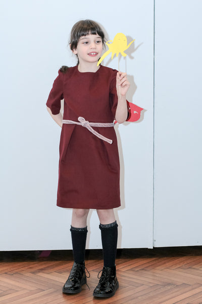 Burgundy dress