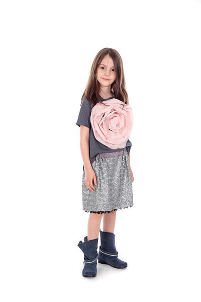 Pink flower top
