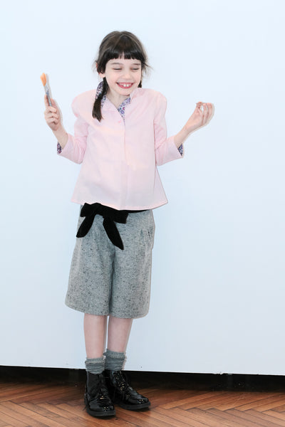 Wool skirt pants