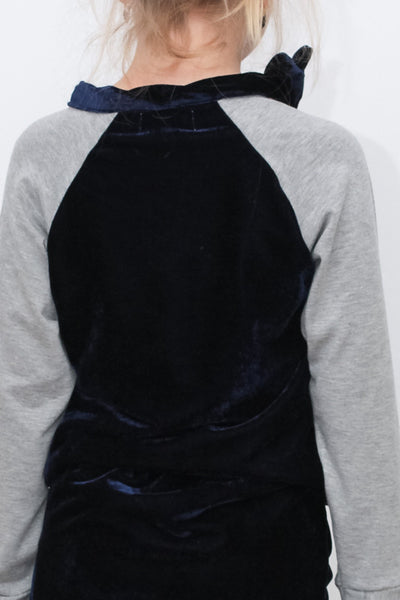 Sport dress with velvet